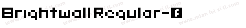 Brightwall Regular字体转换
